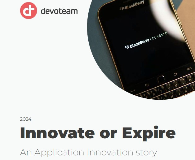Alles over applicatie-innovatie. Innovate or expire!
